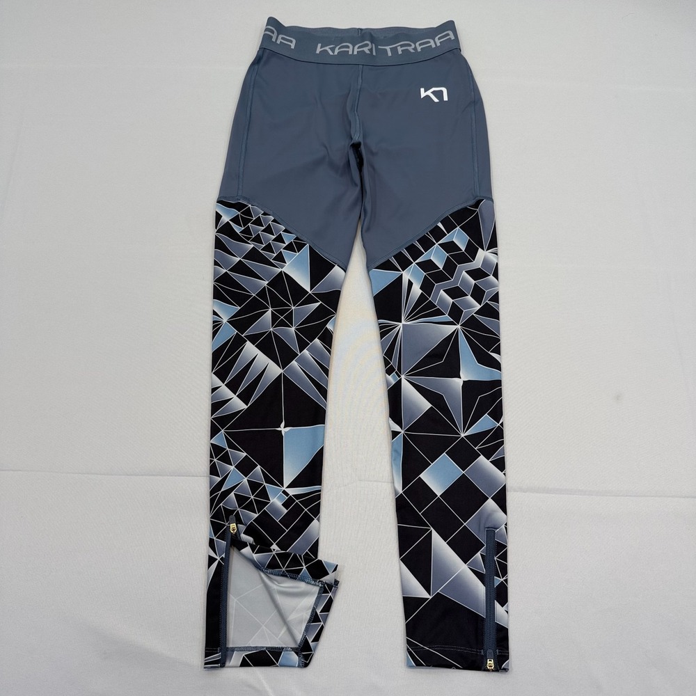 Kari Traa Vilde Tights Training‎ Athletic Pants Womens Small Leggings Ankle Zip